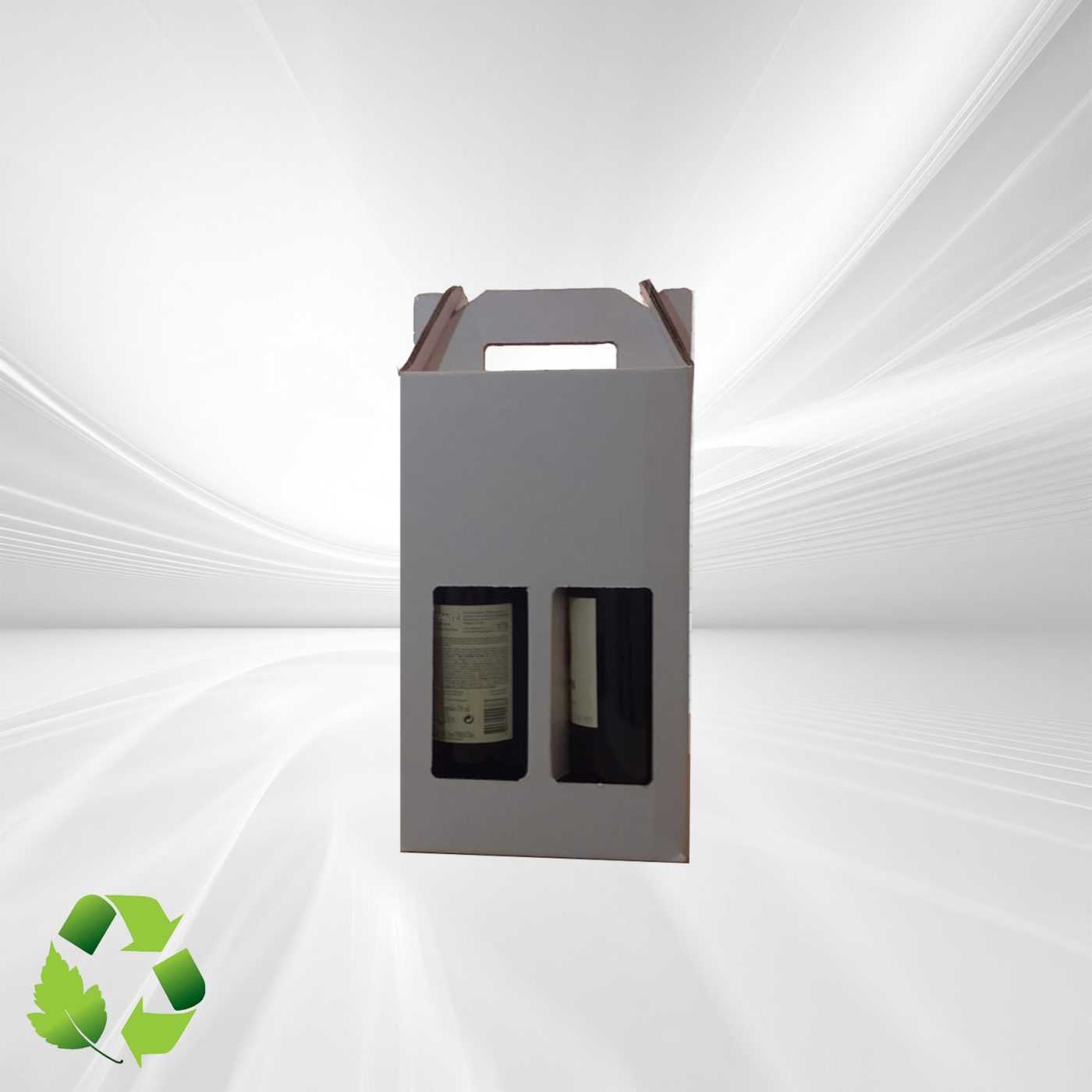 Estuche para vinos Doble
